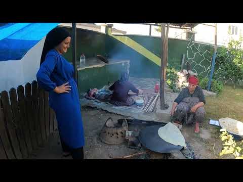 ANNEM İLE HALAM ODUN ATEŞİNDE YUFKA EKMEK YAPIMI KAT KAT