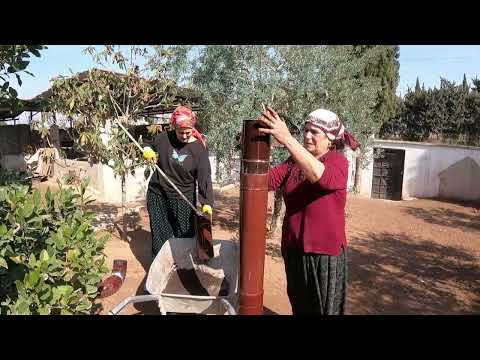 KÖY HAYATI GELİN İLE KAYINVALİDE SOBALI KÖY EVİ YAŞAMI
