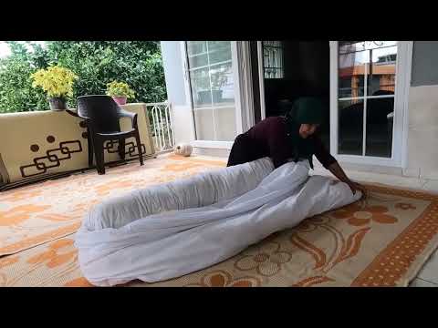 NENEM VE ANNEM İN KOYUN YÜNÜ İLE YAPTIĞI KIŞLIK YORGAN