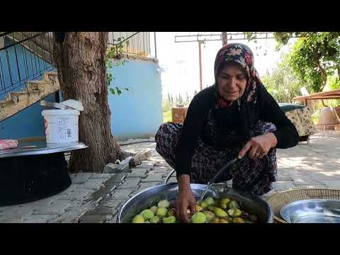 KÖY EVİ TAZE İNCİR HASADI ve CAM KAVONOZLARDA İNCİR REÇELİ
