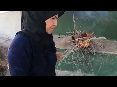 KÖY YAŞAMI TANDIRDA ODUN ATEŞİNDE SABAH KAHVALTISI GÜZEL