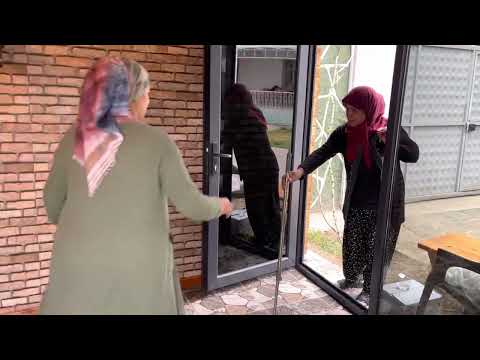 SOBALI SICAK YENİ AHŞAP EVİMİZ ANNEM YENİ HALI PERDE