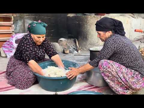 EN GÜZEL TANDIR EKMEĞİ BİBERLİ EKMEK YAPIMI HALAMIN KÖY EVİ
