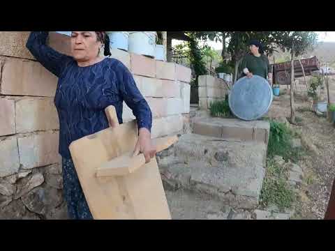 KURBAN BAYRAMI KÖYDE YUFKA EKMEĞİ YAPIMI KÖYDE BAYRAM GÜNÜ