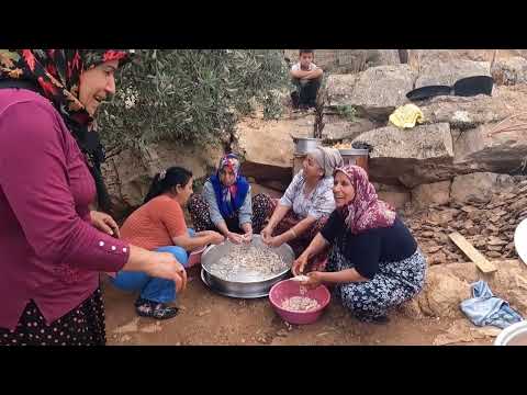 GELİN İLE DAMAT GELDİ KÖY DÜĞÜNÜ BÜYÜK KAZANLARDA DÜĞÜN