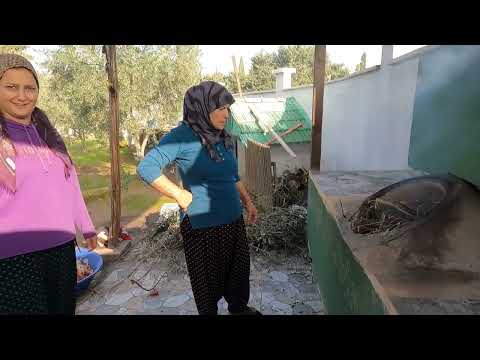 KÖY EVİMİZ YEMEK DAVETİ TANDIR EKMEĞİ BİBERLİ EKMEK YAPIMI
