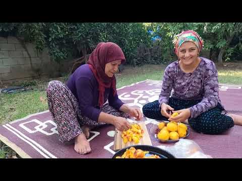 İNANILMAZ KÖY YEMEKLERİ TAZE ŞEFTALİ HASAD REÇEL YAPIMI