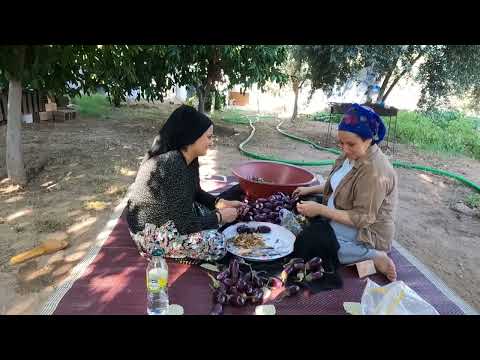 ABİM İN EVİNE ÇİLEK REÇEL YAPIMI EN LEZZETLİ PATLICAN