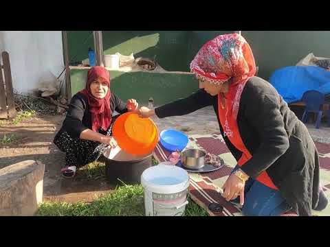 KÖYDE FIRINDA KUZU ETİ ABLAM GELDİ İFTAR YEMEĞİ SICAK