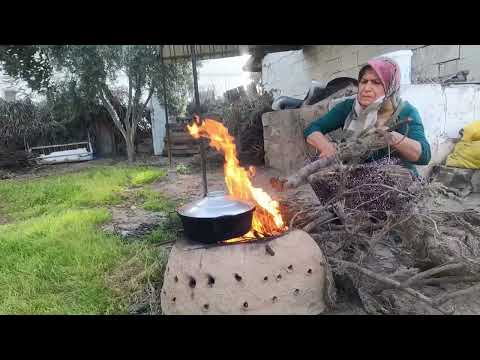 KÖY EVİ ETLİ PİLAV AKŞAM İFTAR YEMEĞİ KÖY İŞLERİ DOĞAL