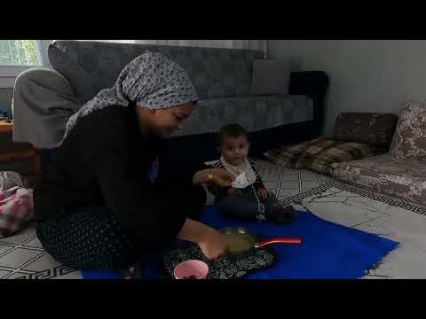 SICAK SOBA YANINDA ISPANAKLI GÖZLEME YAPIMI ABLAMIN EVİNE