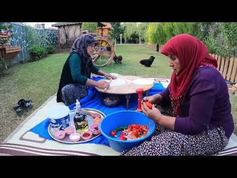 Odun Ateşinde Kuzu Eti Yağlama Yaptık Halam Bu Lezzete