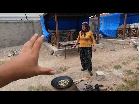 EN LEZZETLİ KÖY EKMEĞİ İÇİN ÇAMUR TANDIR YAPIMI KUZU ETİ