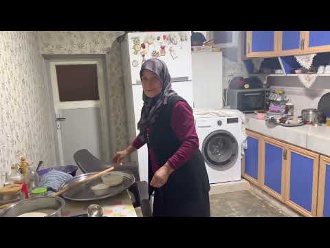 SOBALI SICAK YENİ AHŞAP EVİMİZ ISPANAKLI BÖREK İFTAR YEMEĞİ