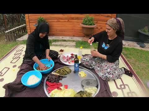 Köy Evimizde Dolu Dolu Yemek Daveti En Lezzetli Köy