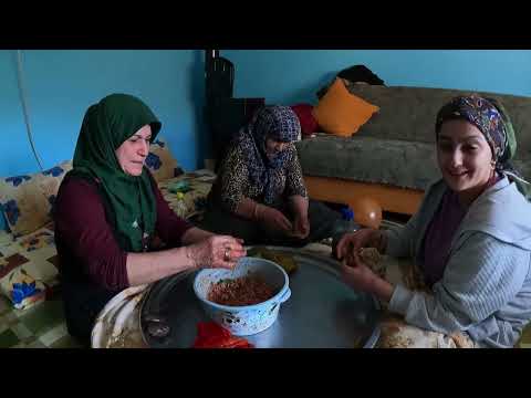 HALAM IN KÖY EVİNDE SOĞAN DOLMASI KALEM SARMASI YAPTIK DOLU