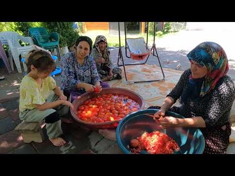 ANNEM İN HER YIL KAZAN KAZAN YAPTIĞI İNANILMAZ LEZZET KÖYDE