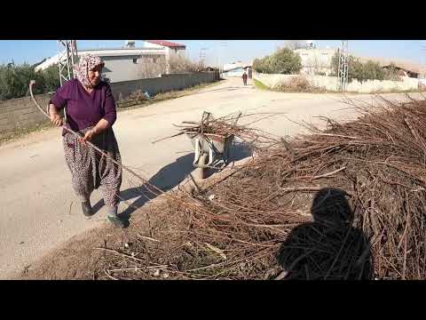 Köyde İftar Yemeği Hazırlığı Tandır Ekmeği Biberli ekmeği