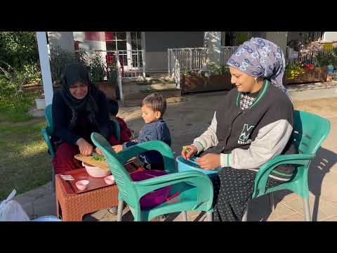 KÖY YAŞAMI ODUN ATEŞİNDE ÖĞLEN YEMEĞİ GELİN İLE KAYINVALİDE