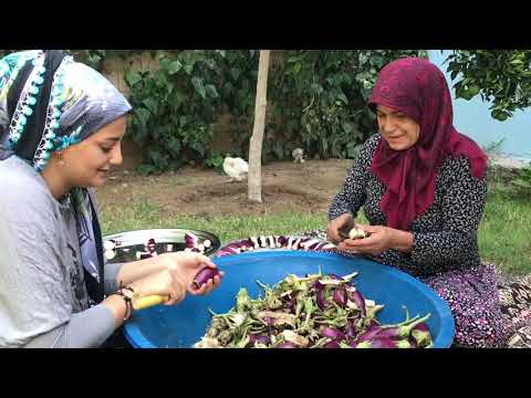 KIŞLIK PATLICAN YEMEĞİNİ BİRDE BÖYLE DENEYİN Köy evi Kuru