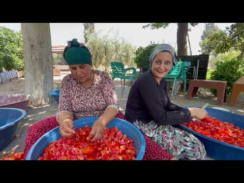 HALAM GELDİ ODUN ATEŞİNDE LEZZETLİ KÖY YEMEKLERİ KÖY