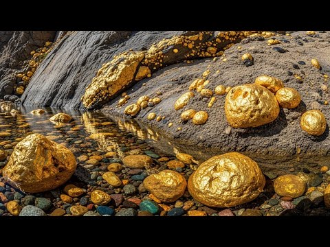 Wow years ago of the treasure digging gold at mountain