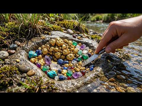 Wow unbelievable Gold Prospecting Massive Gold Nuggets and