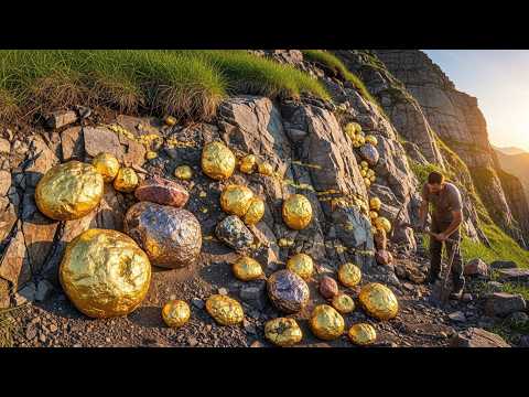 Gemstone Gold Nugget Ordinary Rock Turns Into Treasure