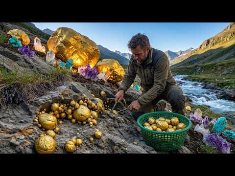 The Ultimate Treasure Rock Extracting Gold and Gems by Hand