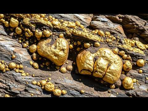 Amazing gold digging at mountain findinggold goldhunter