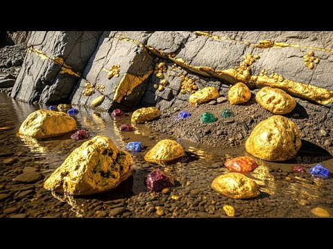 I Can t Believe This Was Real GOLD COVERED MOUNTAIN of riverbed