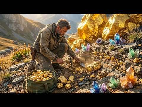 Best mining gold at mountain found expensive gold under