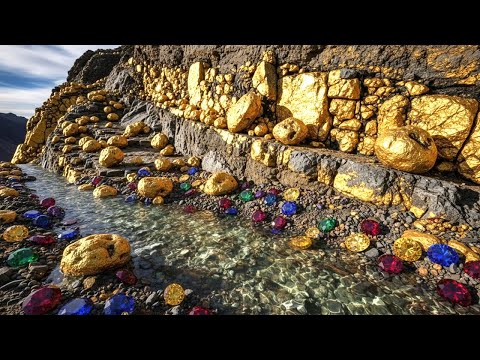 Digging for Colorful Marbles Treasure Hunt