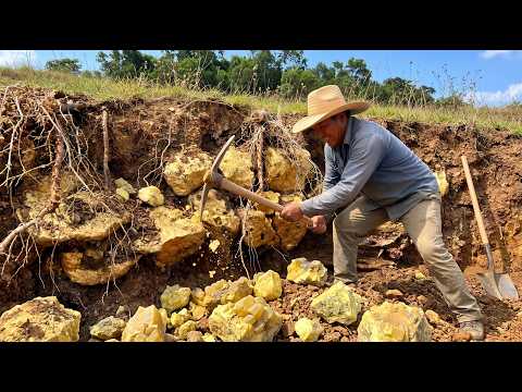 Wow awesome congratulations digging the big gold nuggets