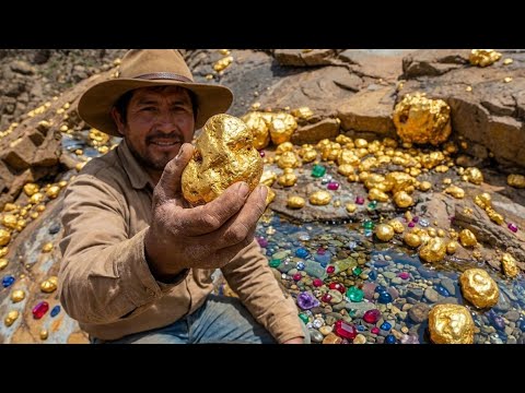 Unbelievable Gold Nugget Discovery found under stone