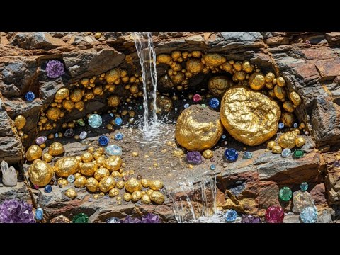Wow unbelievable digging found a lot of gold treasure at
