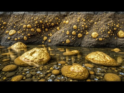 Searching for Rare Sea Glass in the Muddy Water