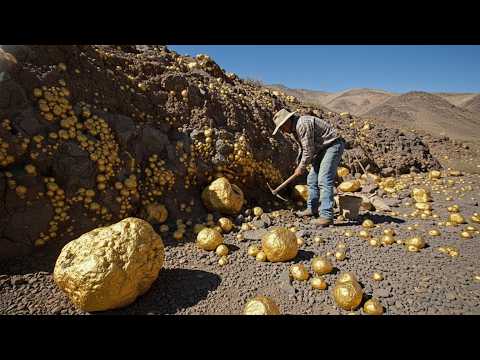 Ah Unbelievable Gold Nugget Discovery found under stone