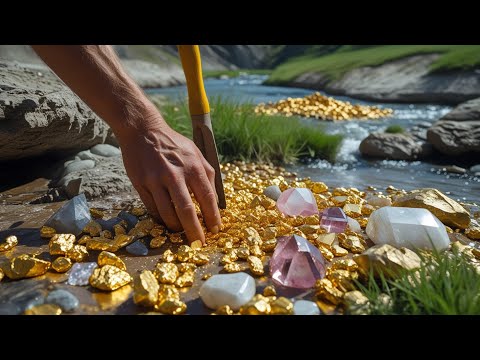 Gold Crystal Overload Most Beautiful River Ever Found
