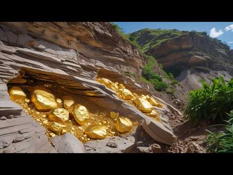 We Found GOLD While Digging in the River Incredible