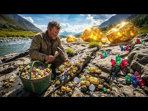 Best mining gold at mountain found expensive gold under