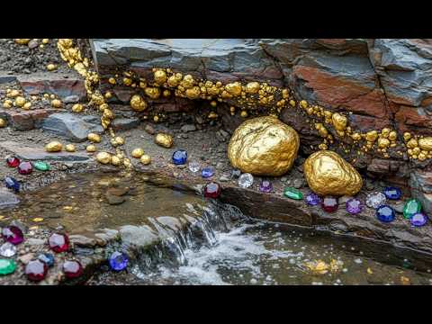 Digging for Colorful Marbles Treasure Hunt