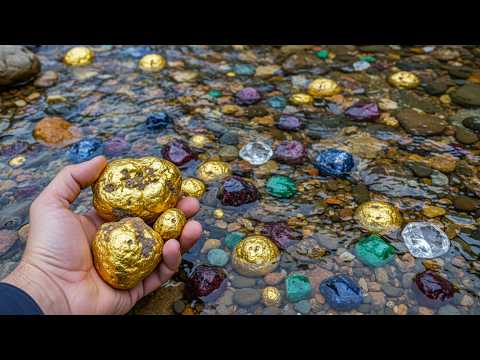 wow Amazing Digging for Colorful Marbles Treasure Hunt at