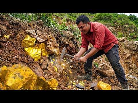 Wow awesome congratulations digging the big gold nuggets