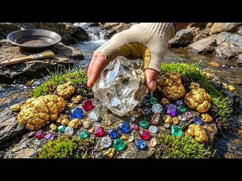 The Ultimate Treasure Rock Extracting Gold and Gems by Hand