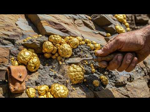 Gemstone Gold Nugget Ordinary Rock Turns Into Treasure