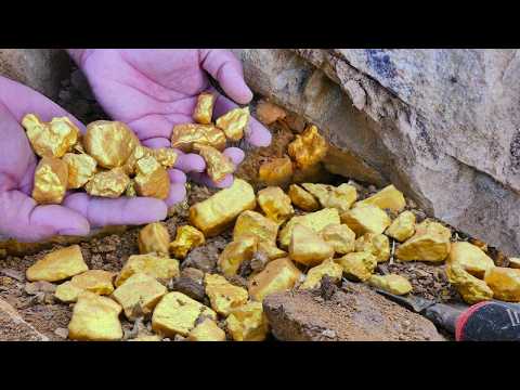 Unbelievable Gold Nugget Discovery found under stone