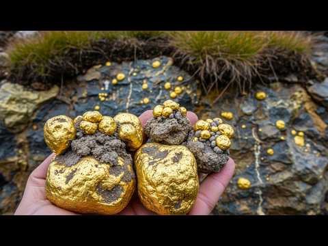 Unbelievable found millions of gold treasure under rocks