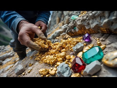 Hidden Gold Vein Found by the River Stunning Gem Discovery