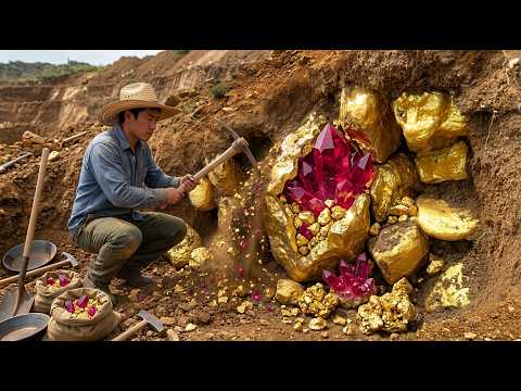 Wow digging the gold at mountain